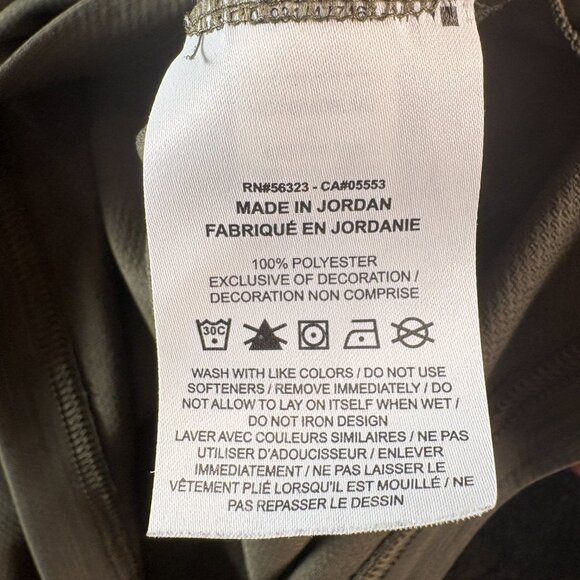 Nike Dri-Fit Green Athletic Quarter Zip Jogging Pullover Sweatshirt Men's Size L - Picture 5 of 8